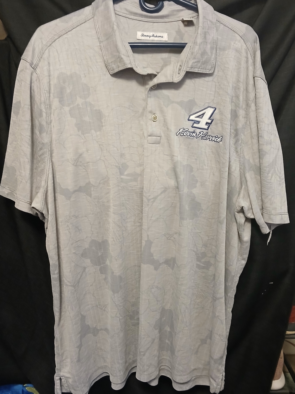 Tommy Bahama #4 Kevin Harvick Men's NASCAR Polo Shirt XXXL